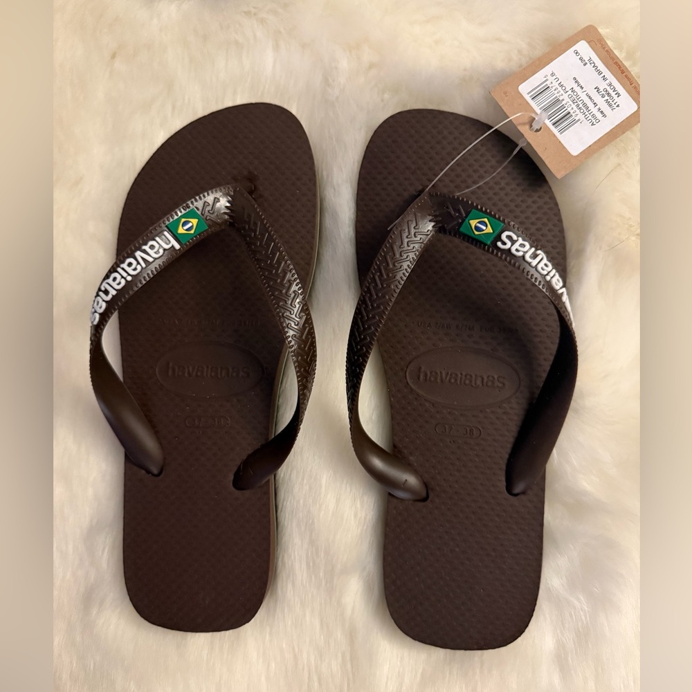 HAVAIANAS BRAZIL LOGO FLIP FLOPS